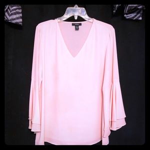 ALFANI  SOFT PINK  BLOUSE